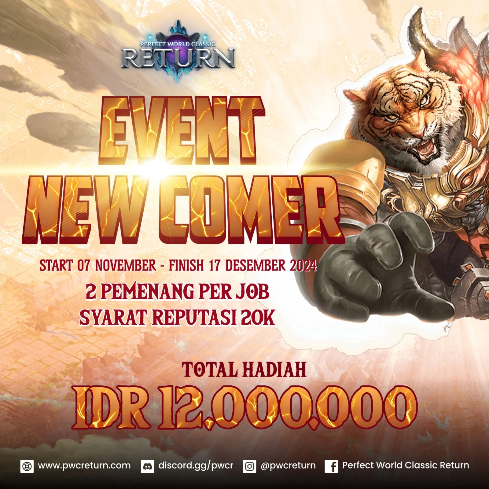 Event New Comer Phase 2 - Perfect World Classic Return